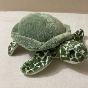 Douglas Cuddle Toys Green Sea Turtle Plush Stuffed Animal 7 inch 1567